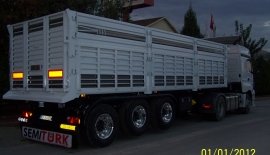  6500 kg CHEST TYPE TIPPER SEMI TRAILER