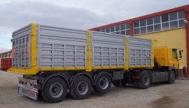  6500 kg CHEST TYPE TIPPER SEMI TRAILER