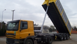  6500 kg CHEST TYPE TIPPER SEMI TRAILER