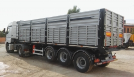  6500 kg CHEST TYPE TIPPER SEMI TRAILER