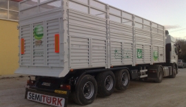  6500 kg CHEST TYPE TIPPER SEMI TRAILER