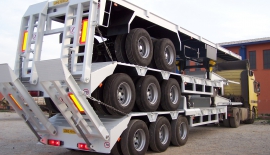 3 Axle Low-bed & Semi Low Loader Semi-Trailer