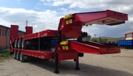 3 Axle Low-bed & Semi Low Loader Semi-Trailer