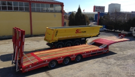 3 Axle Low-bed & Semi Low Loader Semi-Trailer