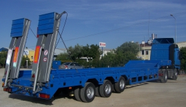 3 Axle Low-bed & Semi Low Loader Semi-Trailer