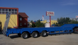 3 Axle Low-bed & Semi Low Loader Semi-Trailer