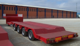 4 Axle Low-bed & Semi Low Loader Semi-Trailer