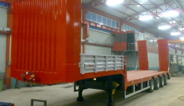 4 Axle Low-bed & Semi Low Loader Semi-Trailer