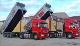 6700 KG ROLL&POOL TYPE TIPPER SEMI TRAILER