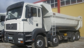 Half-Pipe (Semi-Pipe & U Shaped) Tipper Truck Body | Hardox / S700MC