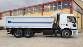 Half-Pipe (Semi-Pipe & U Shaped) Tipper Truck Body | Hardox / S700MC