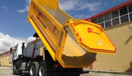 Half-Pipe (Semi-Pipe & U Shaped) Tipper Truck Body | Hardox / S700MC