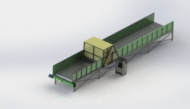 MOVING FLOOR STATIONARY LOAD / UNDOAD SYSTEM FOR COTTON