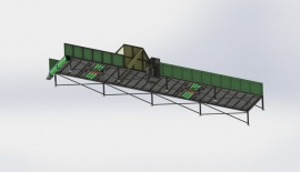 MOVING FLOOR STATIONARY LOAD / UNDOAD SYSTEM FOR COTTON