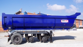 18 - 38 m Half-Pipe (Half-Round - U Shape) Tipper Semi-Trailer | Hardox / S700MC