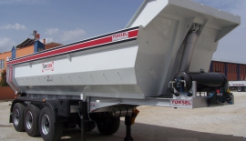 18 - 38 m Half-Pipe (Half-Round - U Shape) Tipper Semi-Trailer | Hardox / S700MC