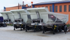 18 - 38 m Half-Pipe (Half-Round - U Shape) Tipper Semi-Trailer | Hardox / S700MC