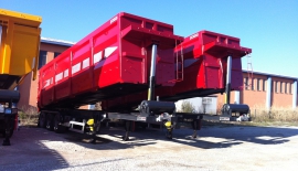 38 - 70 m Scrap Carrier Tipper Semi-Trailer | Accordion Tipper Trailer | Hardox / S700MC