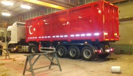 38 - 70 m Scrap Carrier Tipper Semi-Trailer | Accordion Tipper Trailer | Hardox / S700MC