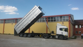 38 - 70 m Scrap Carrier Tipper Semi-Trailer | Accordion Tipper Trailer | Hardox / S700MC