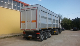 38 - 70 m Scrap Carrier Tipper Semi-Trailer | Accordion Tipper Trailer | Hardox / S700MC