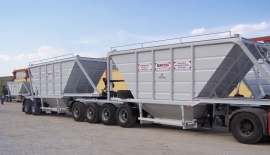 Double Bottom Dump Trailers with Aluminum Hopper | Belly Dump Trailers | Ultra-Light