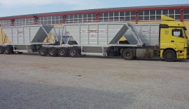 Double Bottom Dump Trailers with Aluminum Hopper | Belly Dump Trailers | Ultra-Light