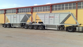 Double Bottom Dump Trailers with Aluminum Hopper | Belly Dump Trailers | Ultra-Light