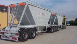 Double Bottom Dump Trailers with Aluminum Hopper | Belly Dump Trailers | Ultra-Light