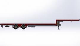 Transformer Transport Semi-Trailer for Mobile Substation - (2 Axle - 30 Tons)