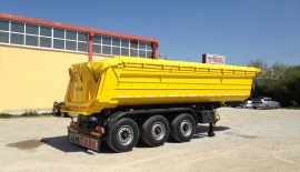 18 - 38 m Half-Pipe (Half-Round - U Shape) Tipper Semi-Trailer | Hardox / S700MC