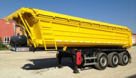 18 - 38 m Half-Pipe (Half-Round - U Shape) Tipper Semi-Trailer | Hardox / S700MC