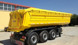 18 - 38 m Half-Pipe (Half-Round - U Shape) Tipper Semi-Trailer | Hardox / S700MC