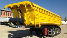 18 - 38 m Half-Pipe (Half-Round - U Shape) Tipper Semi-Trailer | Hardox / S700MC