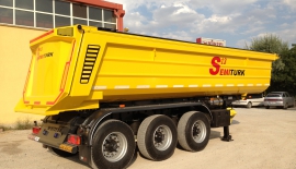 18 - 38 m Half-Pipe (Half-Round - U Shape) Tipper Semi-Trailer | Hardox / S700MC