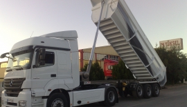 18 - 38 m Half-Pipe (Half-Round - U Shape) Tipper Semi-Trailer | Hardox / S700MC