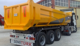 18 - 38 m Half-Pipe (Half-Round - U Shape) Tipper Semi-Trailer | Hardox / S700MC