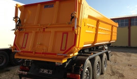 18 - 38 m Half-Pipe (Half-Round - U Shape) Tipper Semi-Trailer | Hardox / S700MC