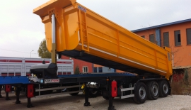 18 - 38 m Half-Pipe (Half-Round - U Shape) Tipper Semi-Trailer | Hardox / S700MC