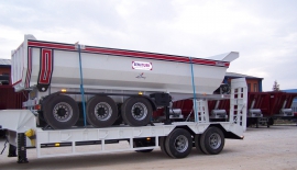 18 - 38 m Half-Pipe (Half-Round - U Shape) Tipper Semi-Trailer | Hardox / S700MC