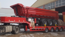 18 - 38 m Half-Pipe (Half-Round - U Shape) Tipper Semi-Trailer | Hardox / S700MC