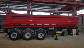 18 - 38 m Half-Pipe (Half-Round - U Shape) Tipper Semi-Trailer | Hardox / S700MC