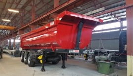 18 - 38 m Half-Pipe (Half-Round - U Shape) Tipper Semi-Trailer | Hardox / S700MC