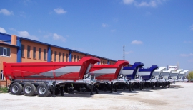 18 - 38 m Half-Pipe (Half-Round - U Shape) Tipper Semi-Trailer | Hardox / S700MC