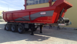 18 - 38 m Half-Pipe (Half-Round - U Shape) Tipper Semi-Trailer | Hardox / S700MC