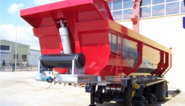 18 - 38 m Half-Pipe (Half-Round - U Shape) Tipper Semi-Trailer | Hardox / S700MC