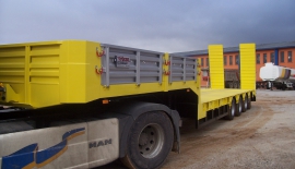 4 Axle Low-bed & Semi Low Loader Semi-Trailer