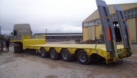 4 Axle Low-bed & Semi Low Loader Semi-Trailer