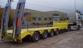 4 Axle Low-bed & Semi Low Loader Semi-Trailer