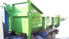 Hook-lift Bins for Recycling | Scrap & Rubble Containers